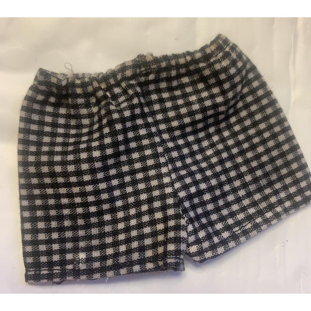 VINTAGE BARBIE KEN CASUAL ALL STARS Japanese exclusive SHORTS blk white